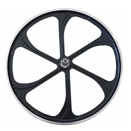 26 Inch Black Aluminum Rear Mag Bike Wheel for Freewheel Use